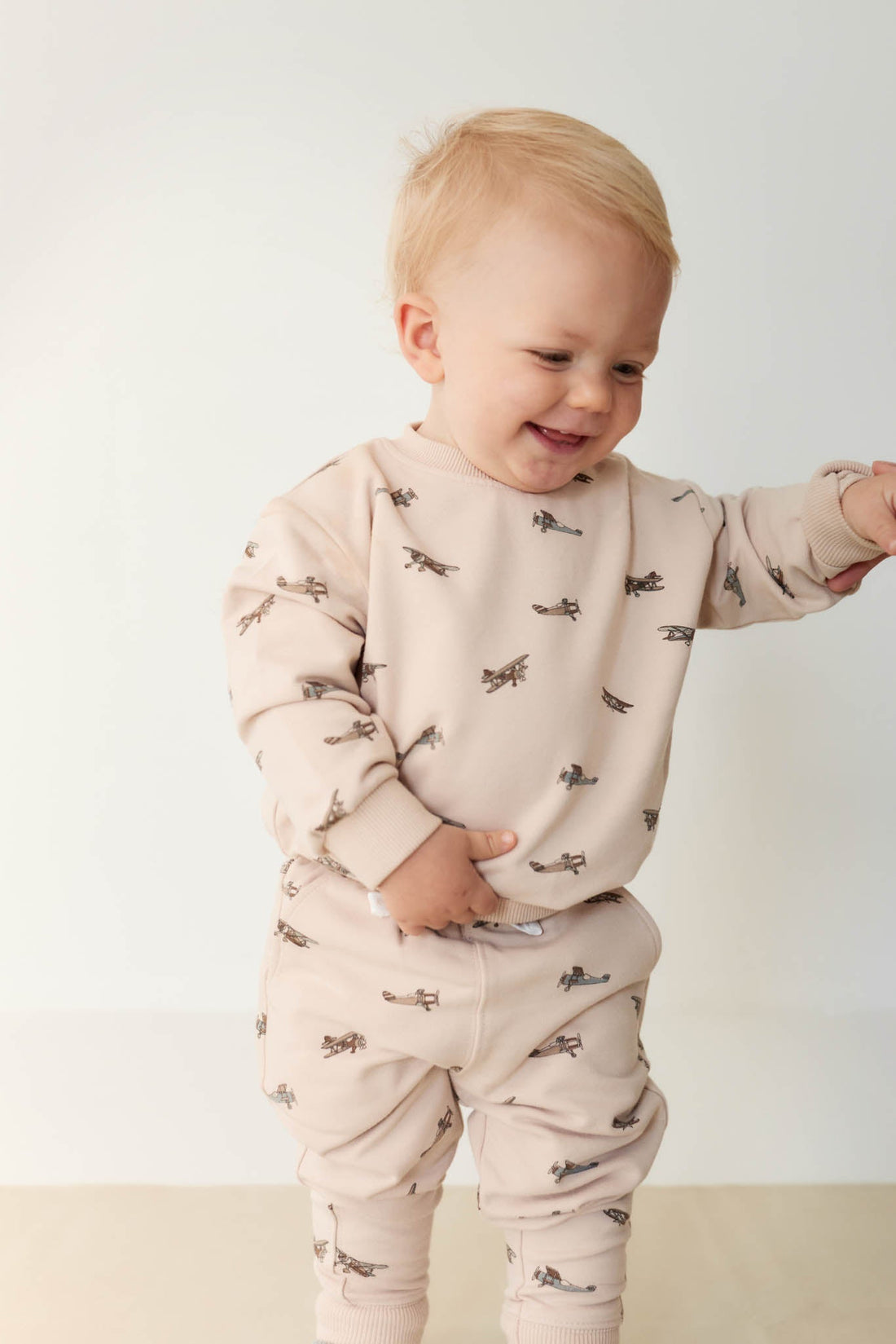 Organic Cotton Jalen Oversized Jumper - Avion Large Shell Childrens Jumper from Jamie Kay Australia