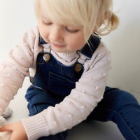 Dotty Knitted Jumper - Luna Childrens Jumper from Jamie Kay Australia