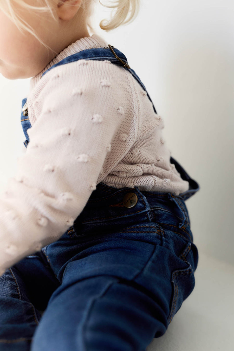 Jordie Overall - Indigo Denim Childrens Overall from Jamie Kay Australia