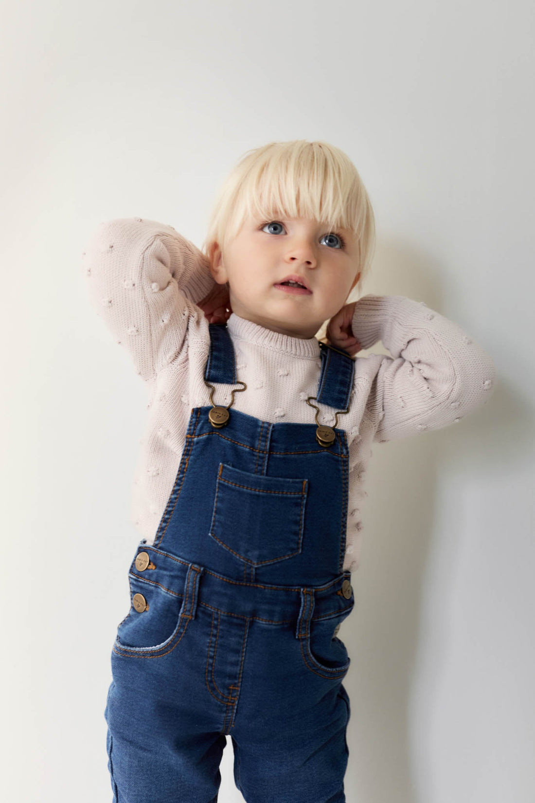 Jordie Overall - Indigo Denim Childrens Overall from Jamie Kay Australia