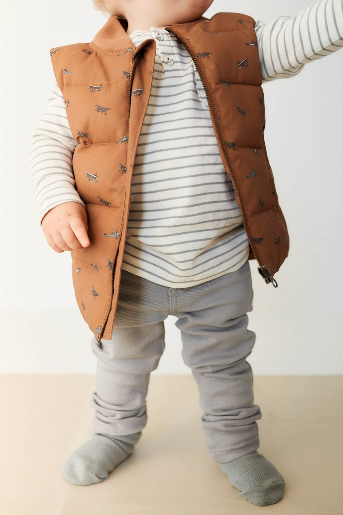 Taylor Vest - Avion Spiced Childrens Vest from Jamie Kay Australia