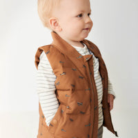 Taylor Vest - Avion Spiced Childrens Vest from Jamie Kay Australia