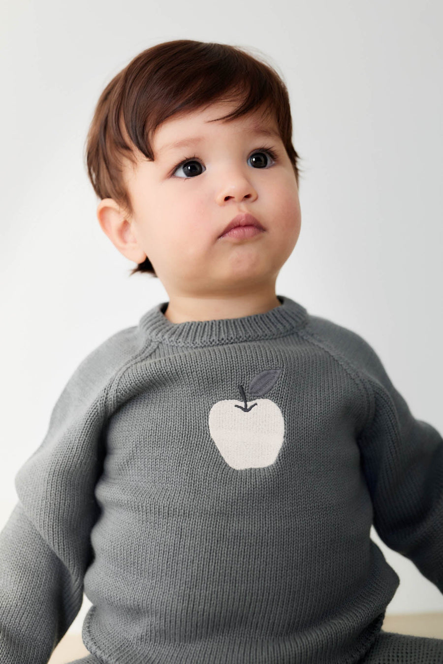 Ethan Jumper - Smoke Apple Childrens Jumper from Jamie Kay Australia