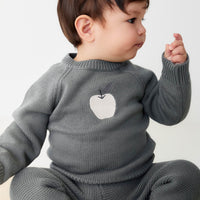 Ethan Jumper - Smoke Apple Childrens Jumper from Jamie Kay Australia