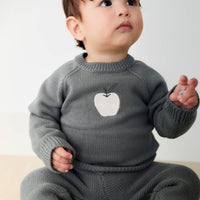 Ethan Jumper - Smoke Apple Childrens Jumper from Jamie Kay Australia