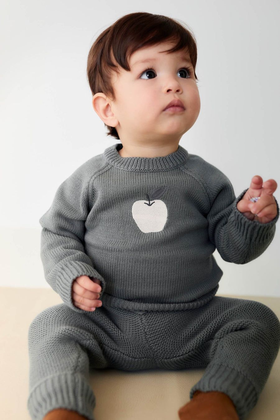 Ethan Jumper - Smoke Apple Childrens Jumper from Jamie Kay Australia