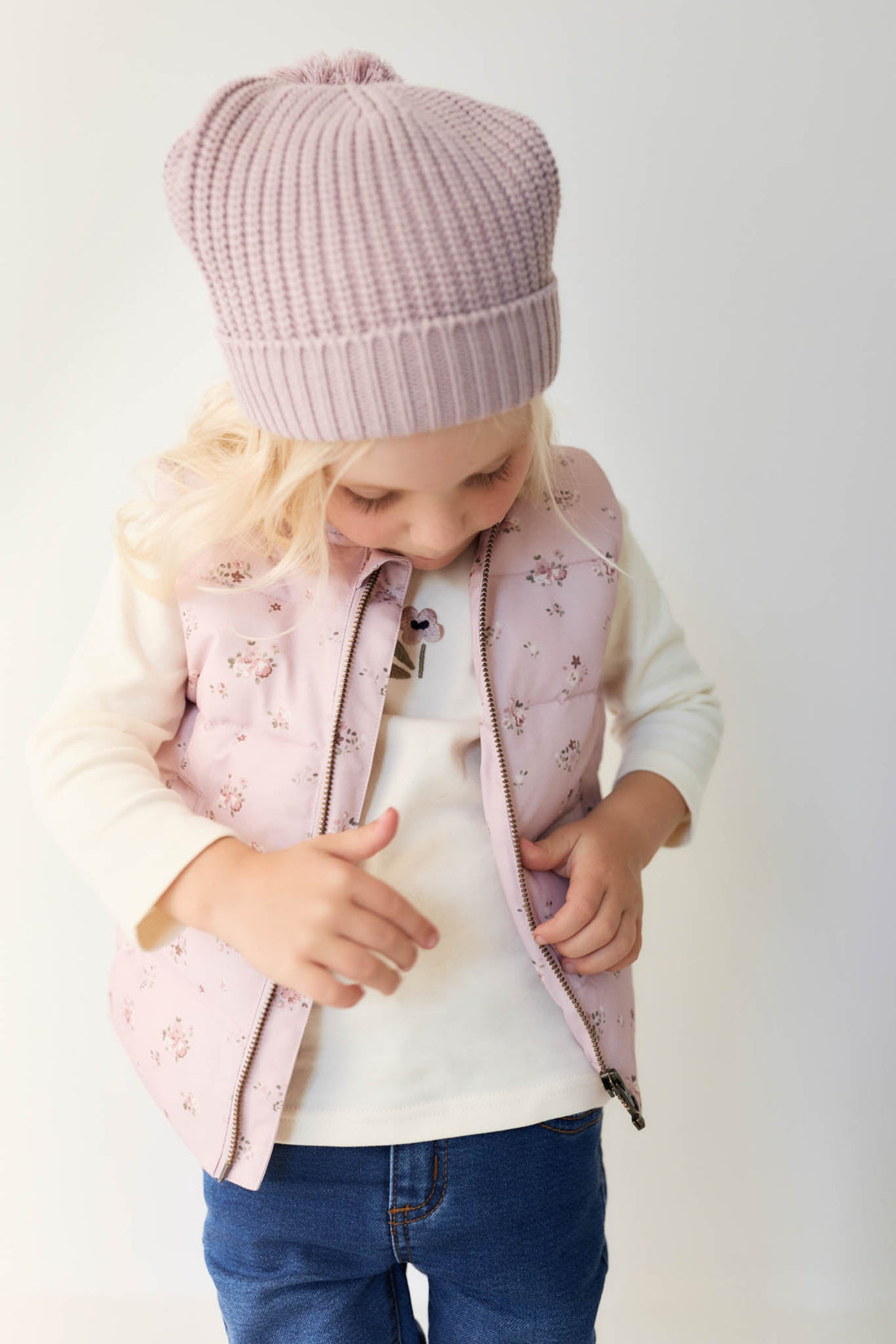 Aurelie Beanie - Luna Marle Childrens Hat from Jamie Kay Australia