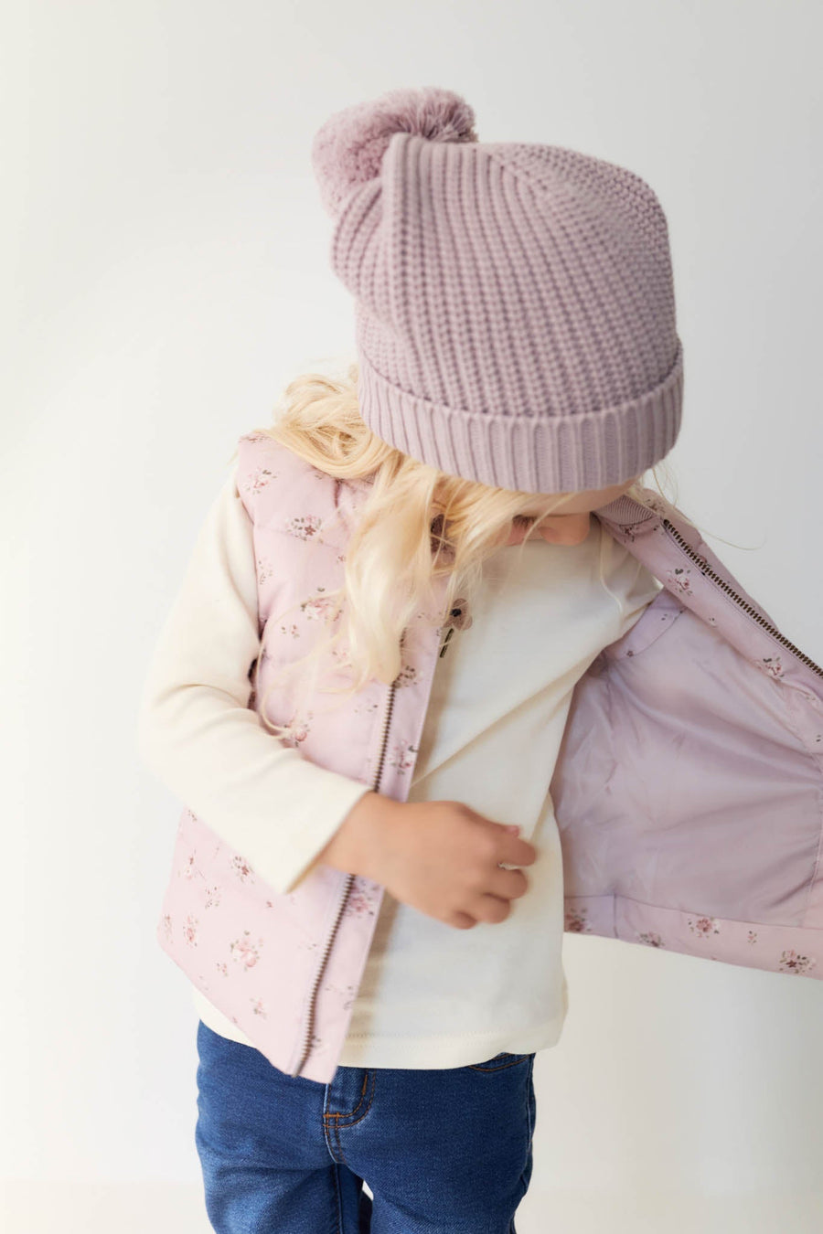 Aurelie Beanie - Luna Marle Childrens Hat from Jamie Kay Australia