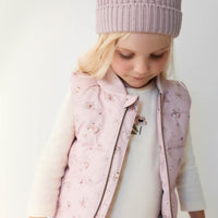 Taylor Vest - Petite Fleur Violet Childrens Vest from Jamie Kay Australia