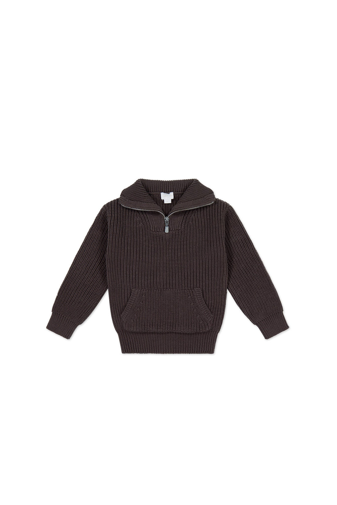 James Half Zip Jumper - Wolf Childrens Jumper from Jamie Kay Australia