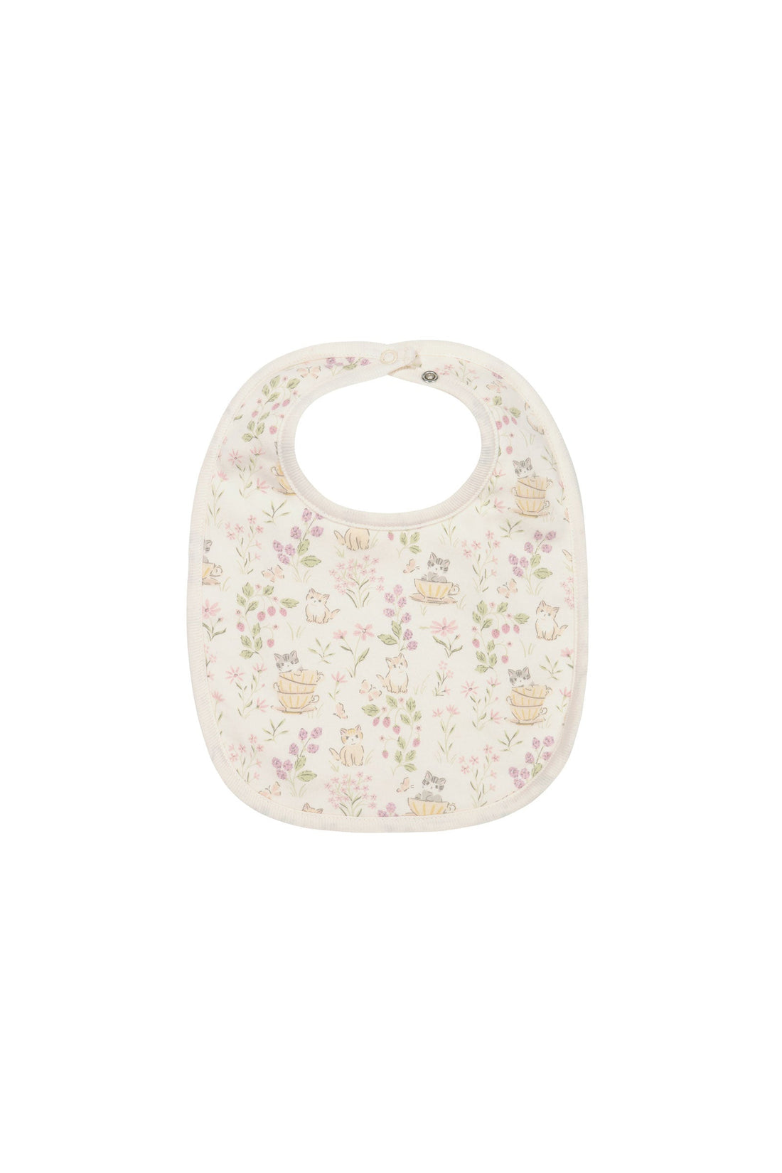 Organic Cotton Bib - Moons Garden Childrens Bib from Jamie Kay Australia