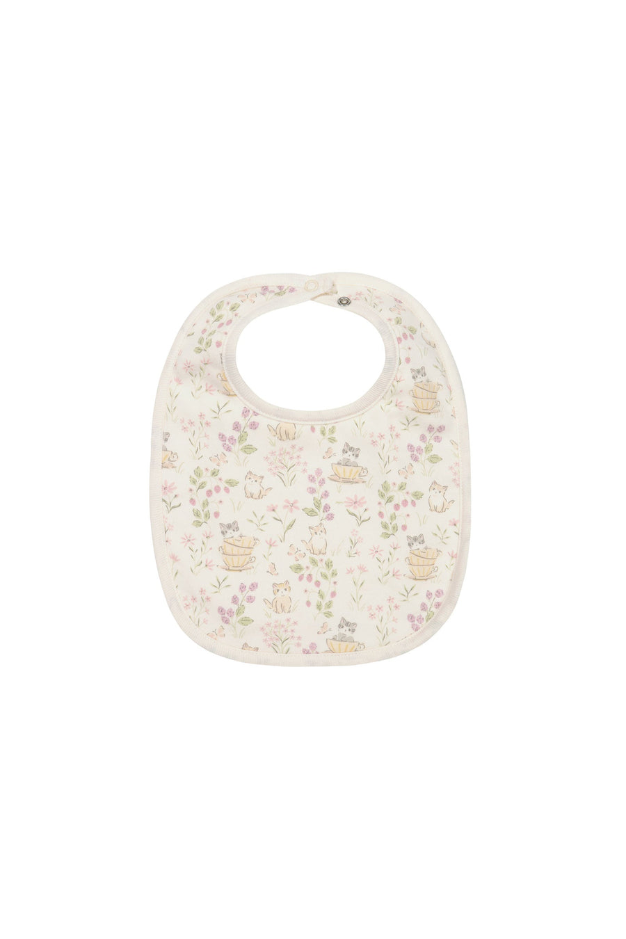 Organic Cotton Bib - Moons Garden Childrens Bib from Jamie Kay Australia