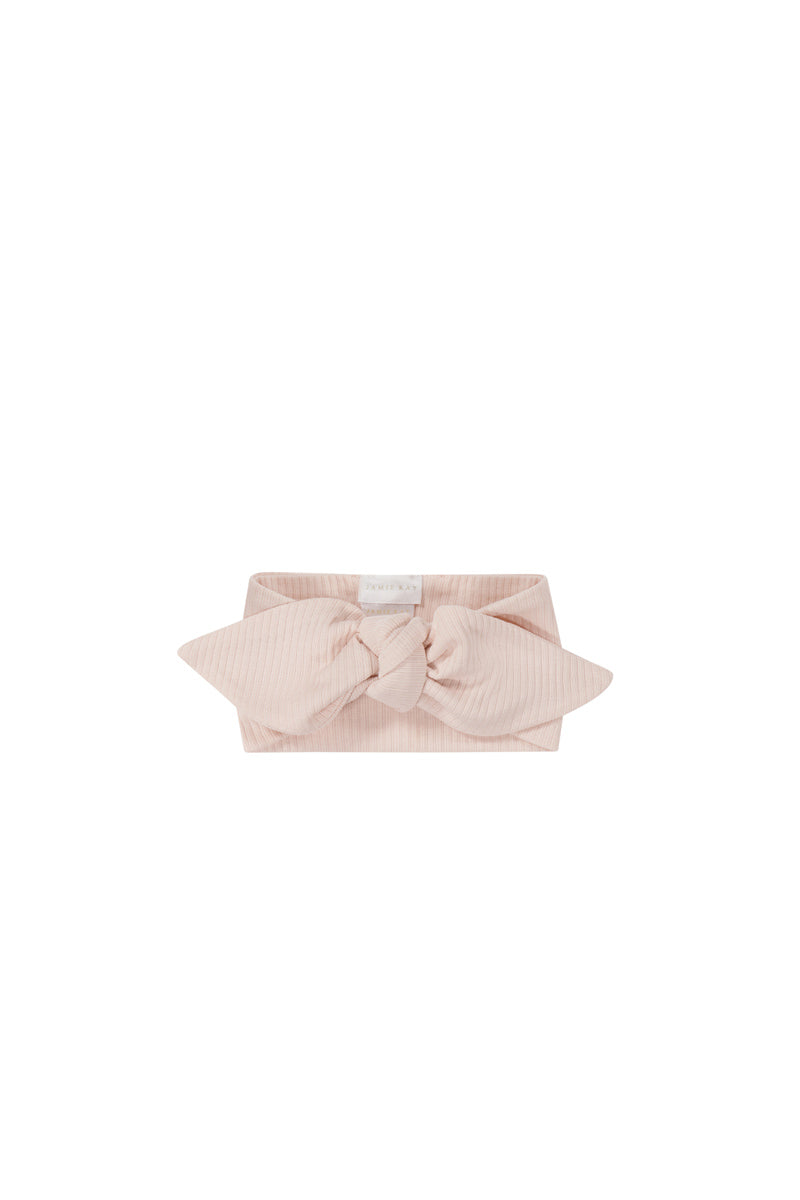 Organic Cotton Modal Headband - Ballet Pink Childrens Headband from Jamie Kay Australia