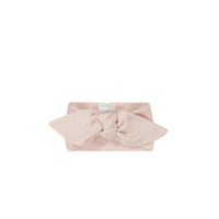 Organic Cotton Modal Headband - Ballet Pink Childrens Headband from Jamie Kay Australia