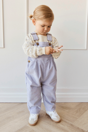 Blair Cord Overall - Lilac Dust Childrens Overall from Jamie Kay Australia