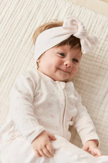 Organic Cotton Melanie Onepiece - Pauline Pink Childrens Onepiece from Jamie Kay Australia