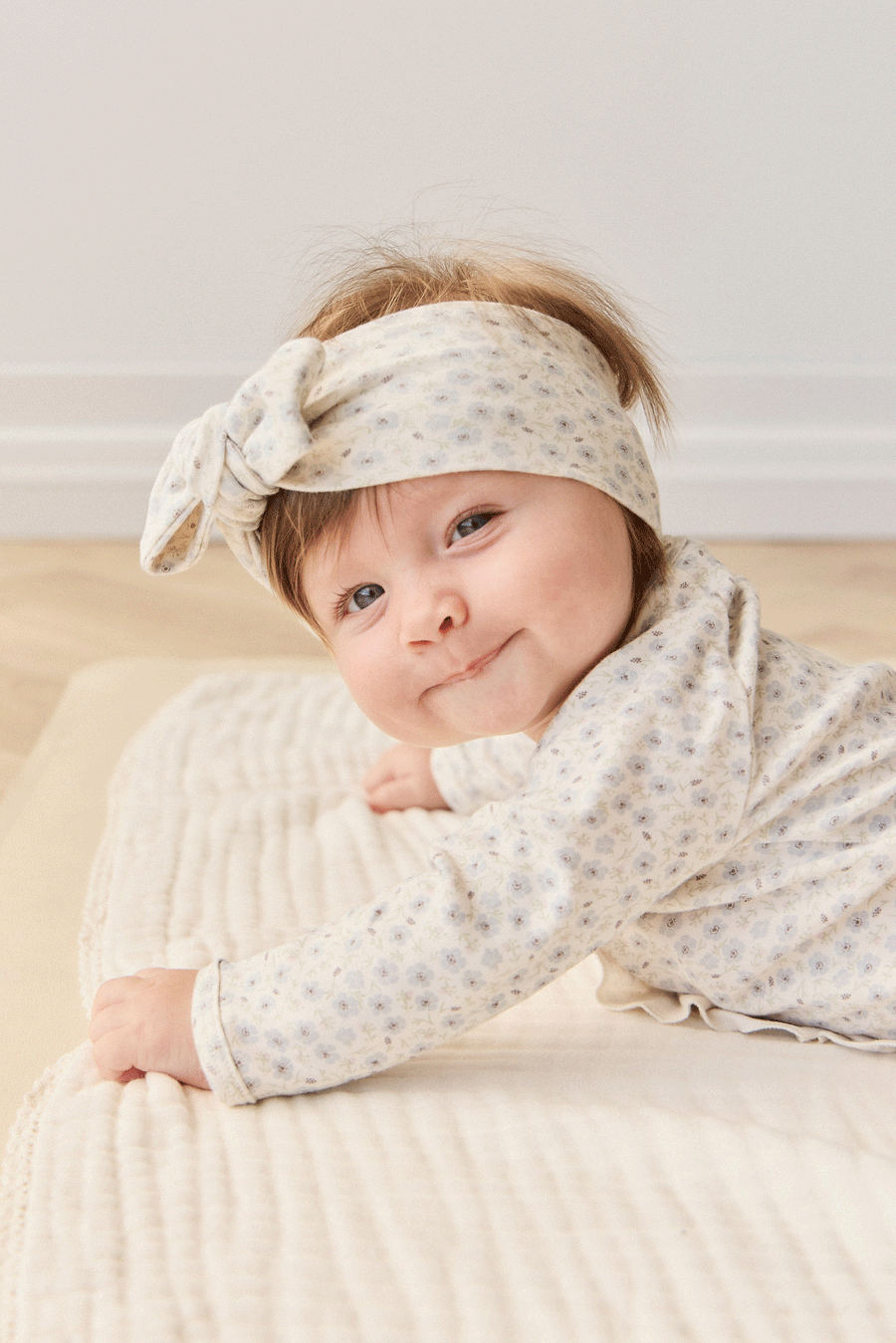Organic Cotton Melanie Onepiece - Penelope Evening Haze Childrens Onepiece from Jamie Kay Australia