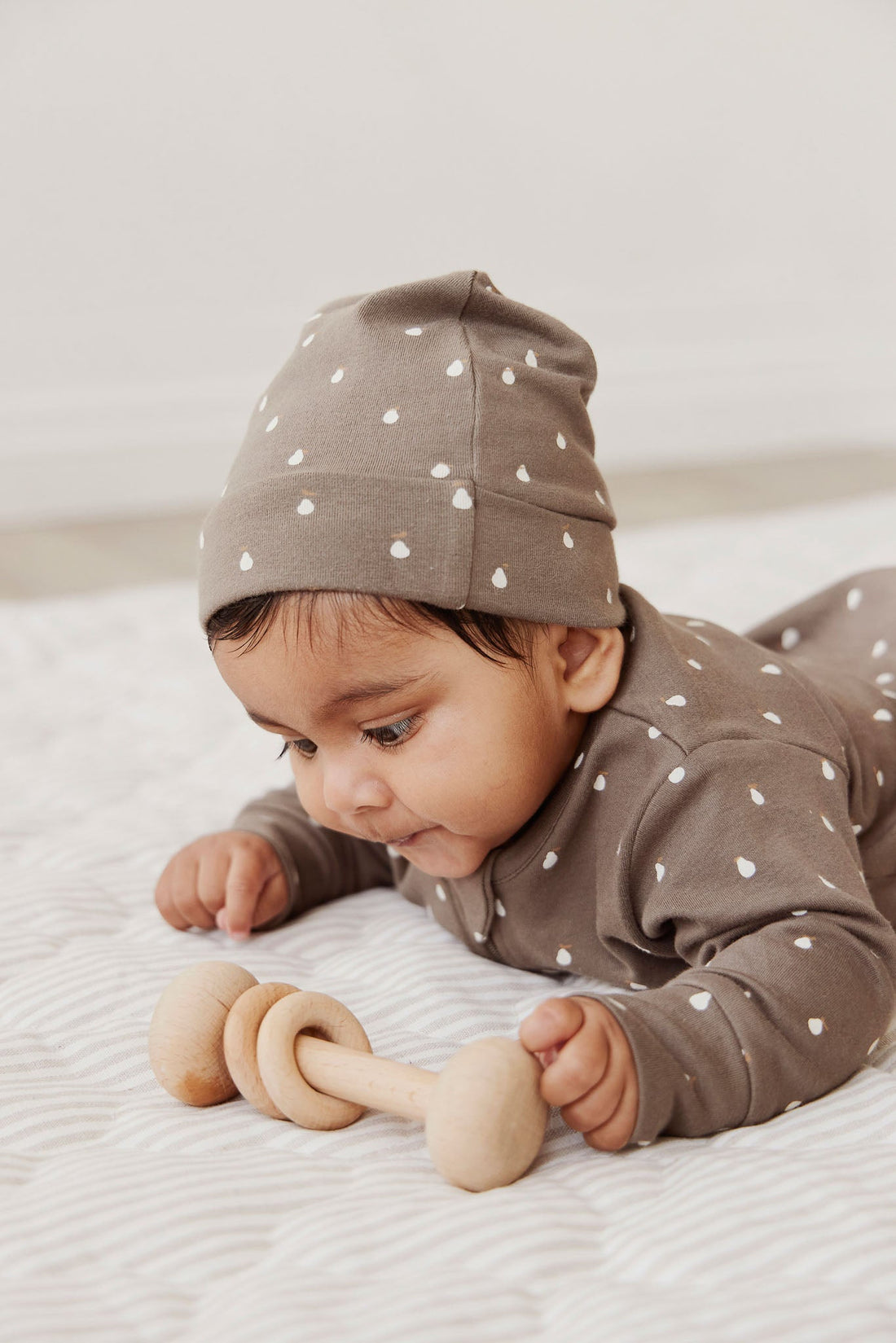 Organic Cotton Reese Beanie - Pears Thyme Childrens Beanie from Jamie Kay Australia