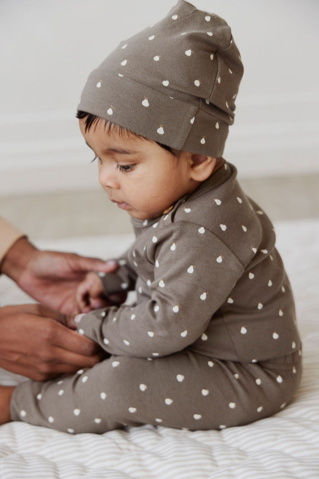 Organic Cotton Reese Beanie - Pears Thyme Childrens Beanie from Jamie Kay Australia