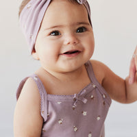 Organic Cotton Headband - Goldie Quail Childrens Headband from Jamie Kay Australia