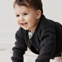 Maverick Cardigan - Onyx Marle Childrens Cardigan from Jamie Kay Australia