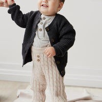 Maverick Cardigan - Onyx Marle Childrens Cardigan from Jamie Kay Australia