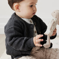 Maverick Cardigan - Onyx Marle Childrens Cardigan from Jamie Kay Australia