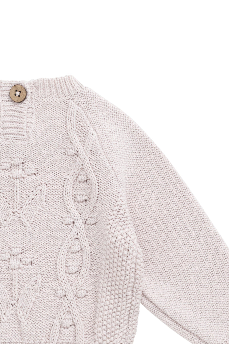 Sophia Jumper - Soft Misty Rose Childrens Jumper from Jamie Kay Australia