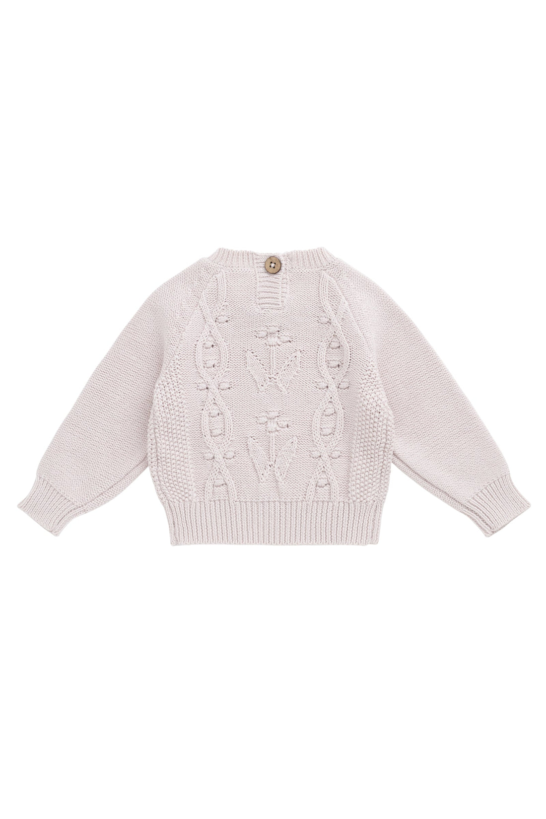 Sophia Jumper - Soft Misty Rose Childrens Jumper from Jamie Kay Australia