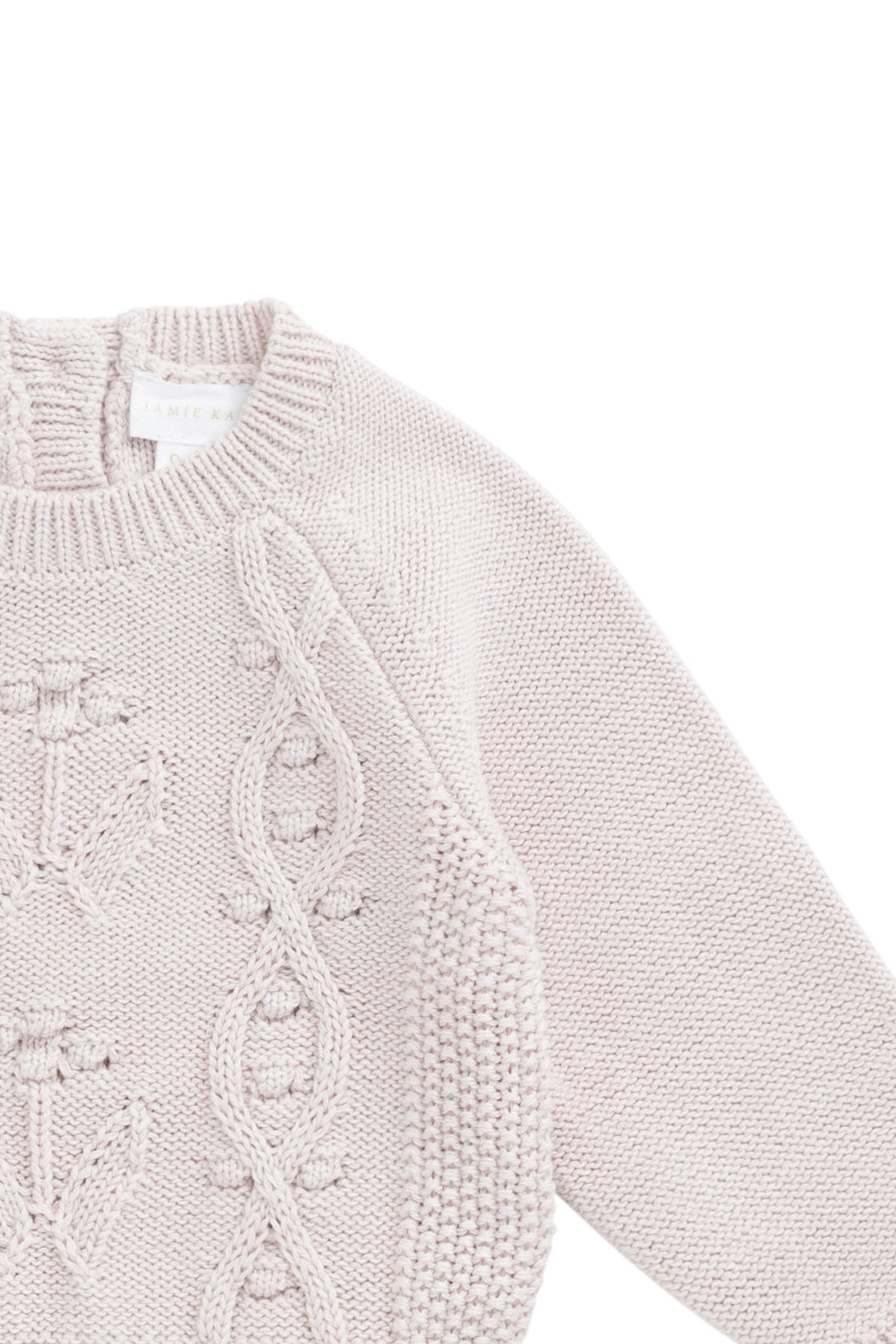 Sophia Jumper - Soft Misty Rose Childrens Jumper from Jamie Kay Australia