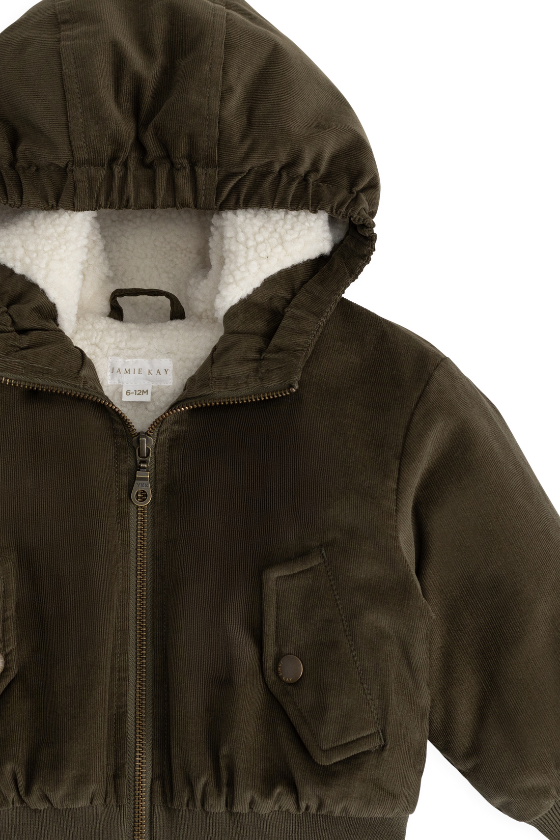 Alastair Jacket - Deep Olive Childrens Jacket from Jamie Kay Australia