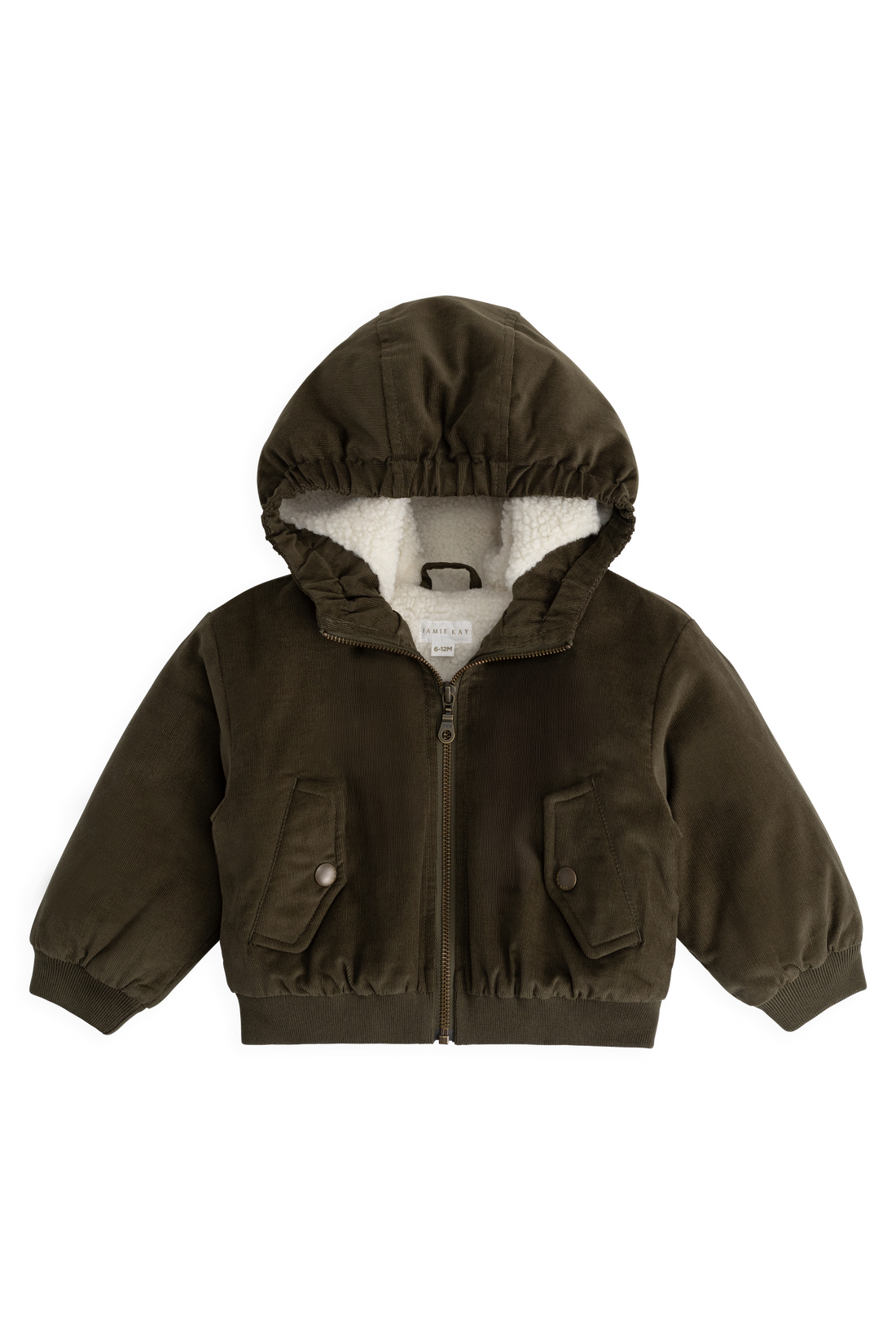 Alastair Jacket - Deep Olive Childrens Jacket from Jamie Kay Australia