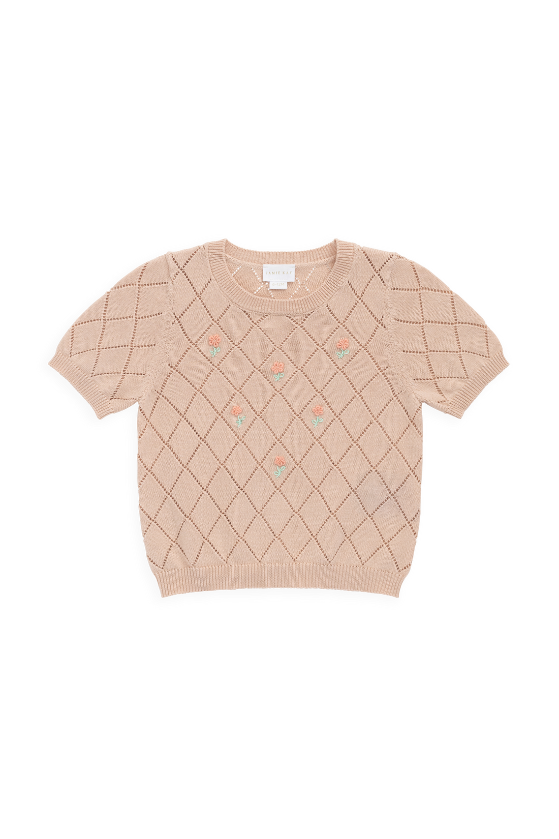 Alexandra Top - Rose Mist Alexandra Flower Childrens Top from Jamie Kay Australia