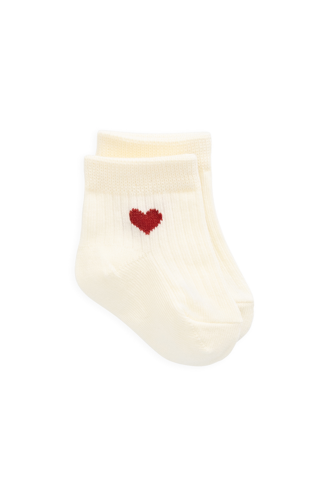 Bellamy Sock - Bellamy Heart Urban Red Childrens Socks from Jamie Kay Australia
