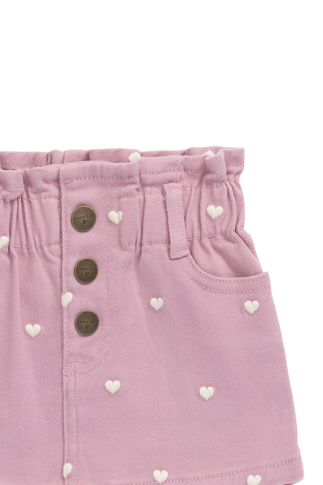 Briella Skirt - Petite Heart Orchid Childrens Skirt from Jamie Kay Australia