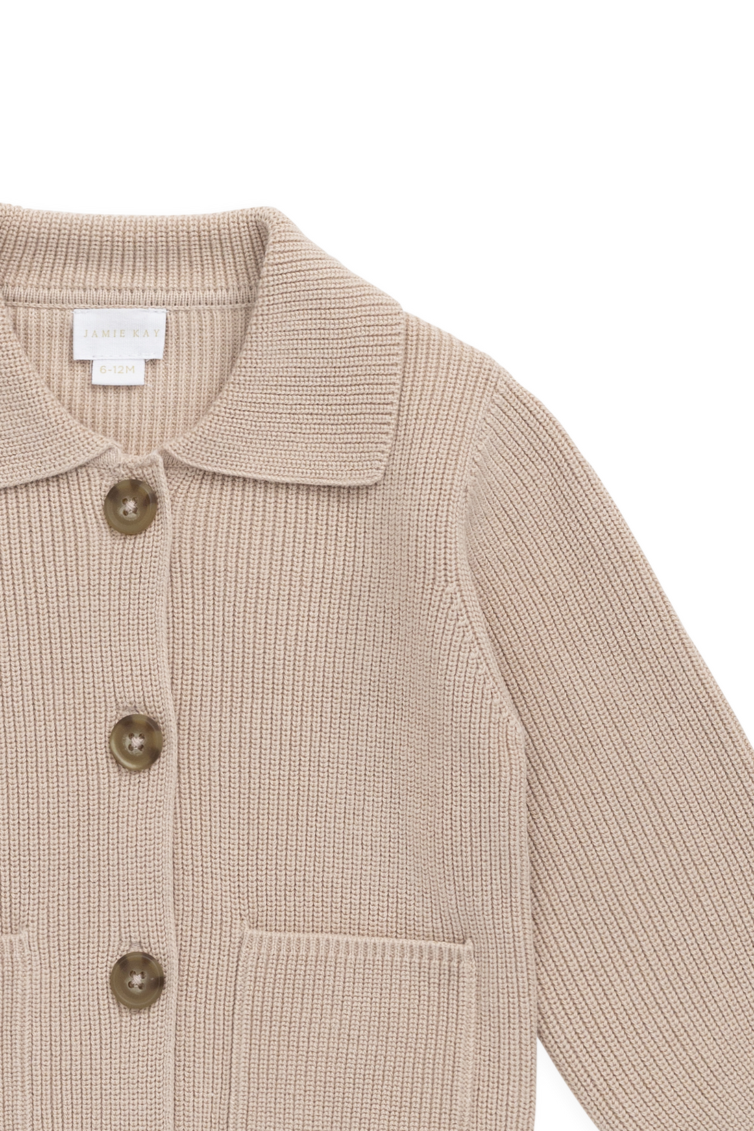 Ford Knit Jacket - Sand Childrens jacket from Jamie Kay Australia