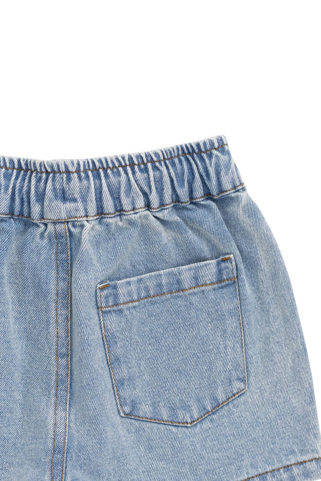 Kane Denim Short - Light Wash Childrens Shorts from Jamie Kay Australia