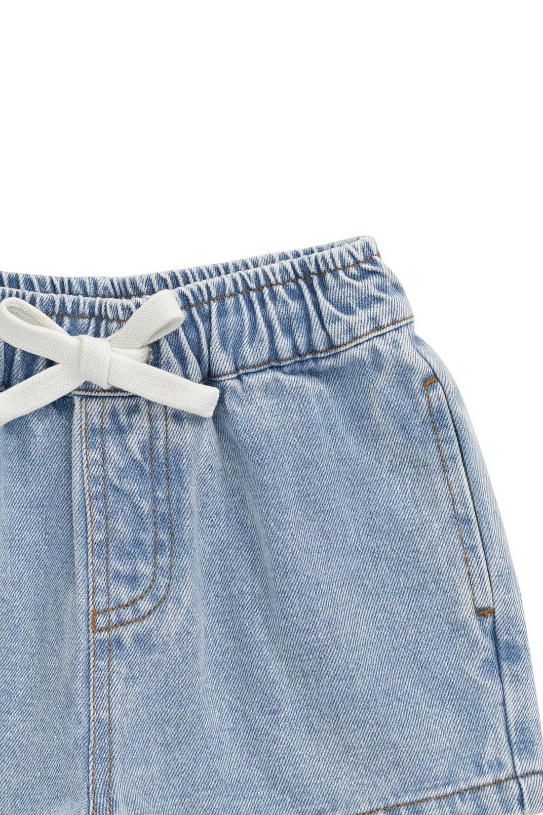 Kane Denim Short - Light Wash Childrens Shorts from Jamie Kay Australia