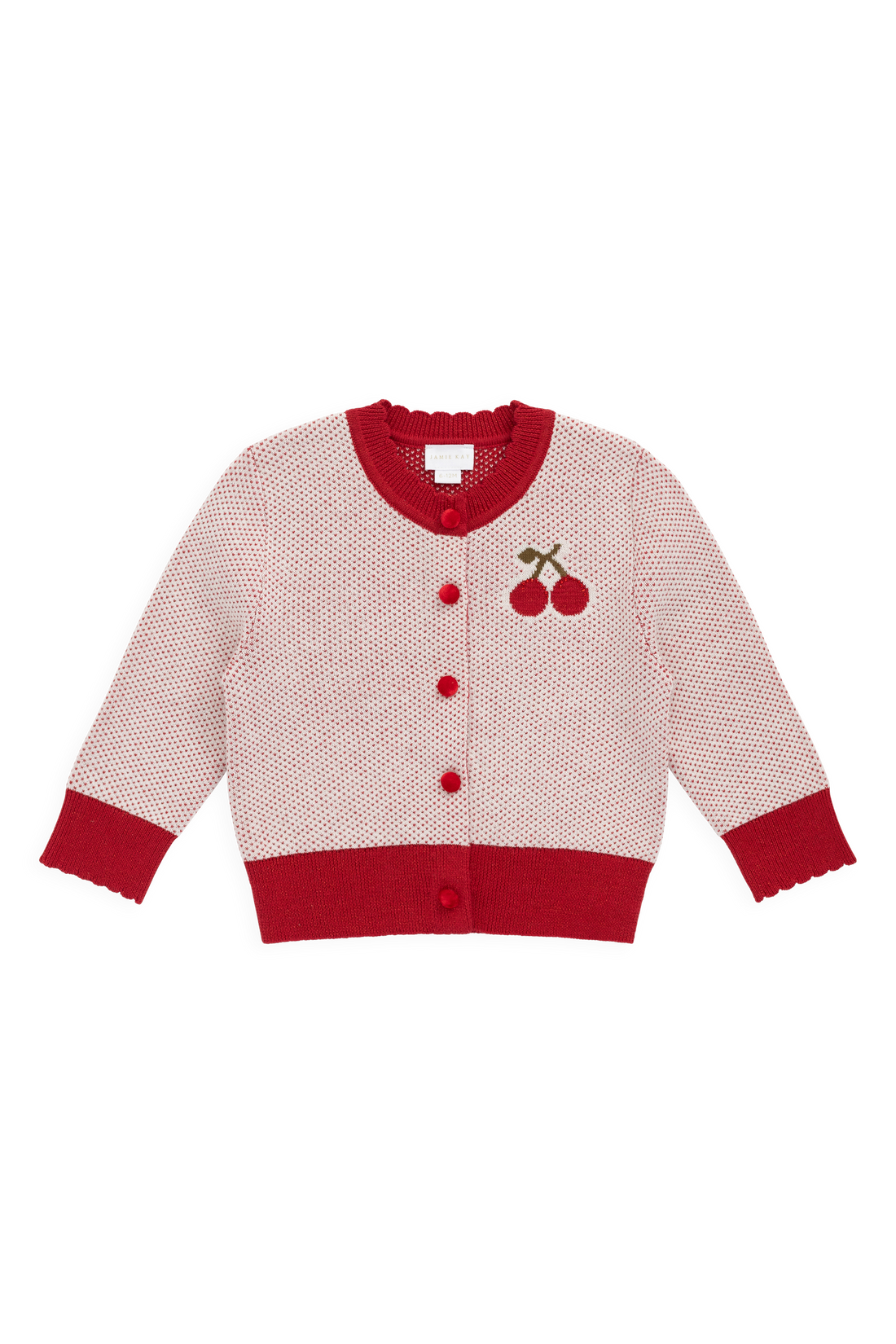 Liana Cardigan - Liana Cherry Childrens Cardigan from Jamie Kay Australia