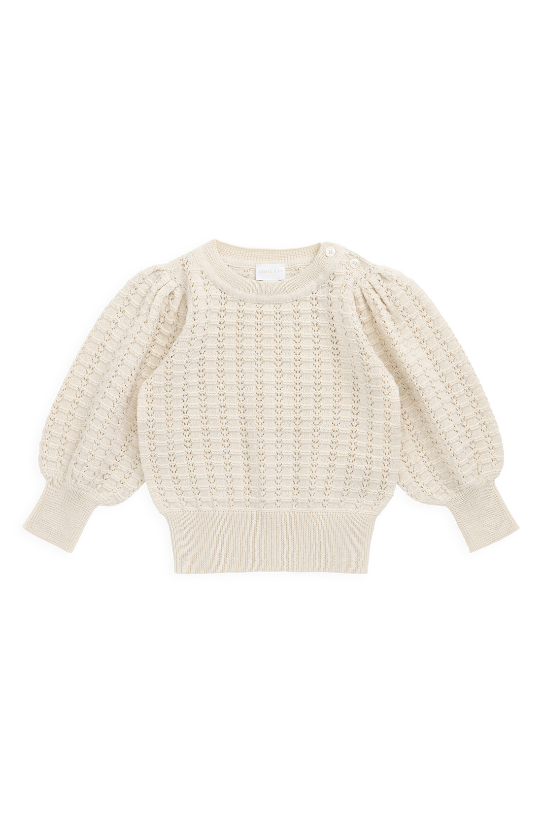 Monica Jumper - Vanilla Childrens Jumper from Jamie Kay Australia