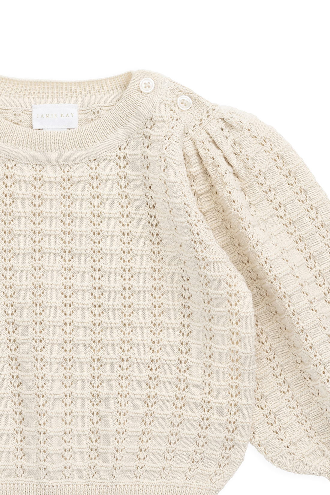 Monica Jumper - Vanilla Childrens Jumper from Jamie Kay Australia