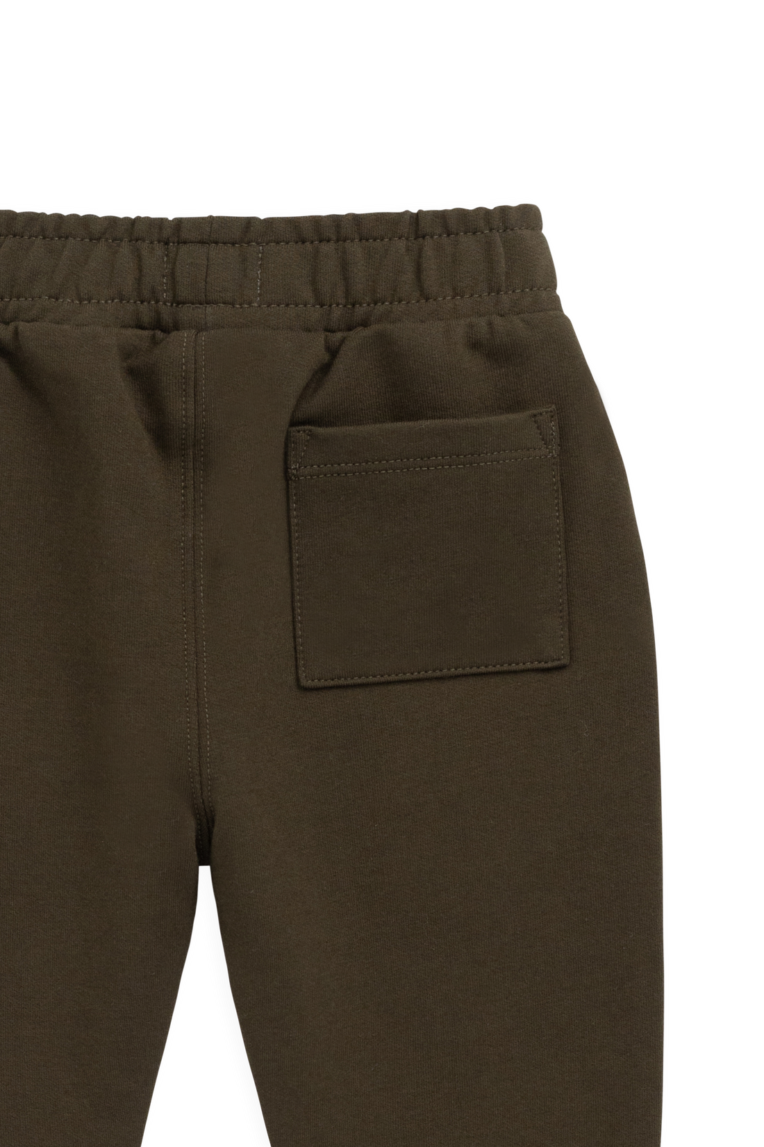 Organic Cotton Jalen Track Pant - Deep Olive Childrens Pant from Jamie Kay Australia