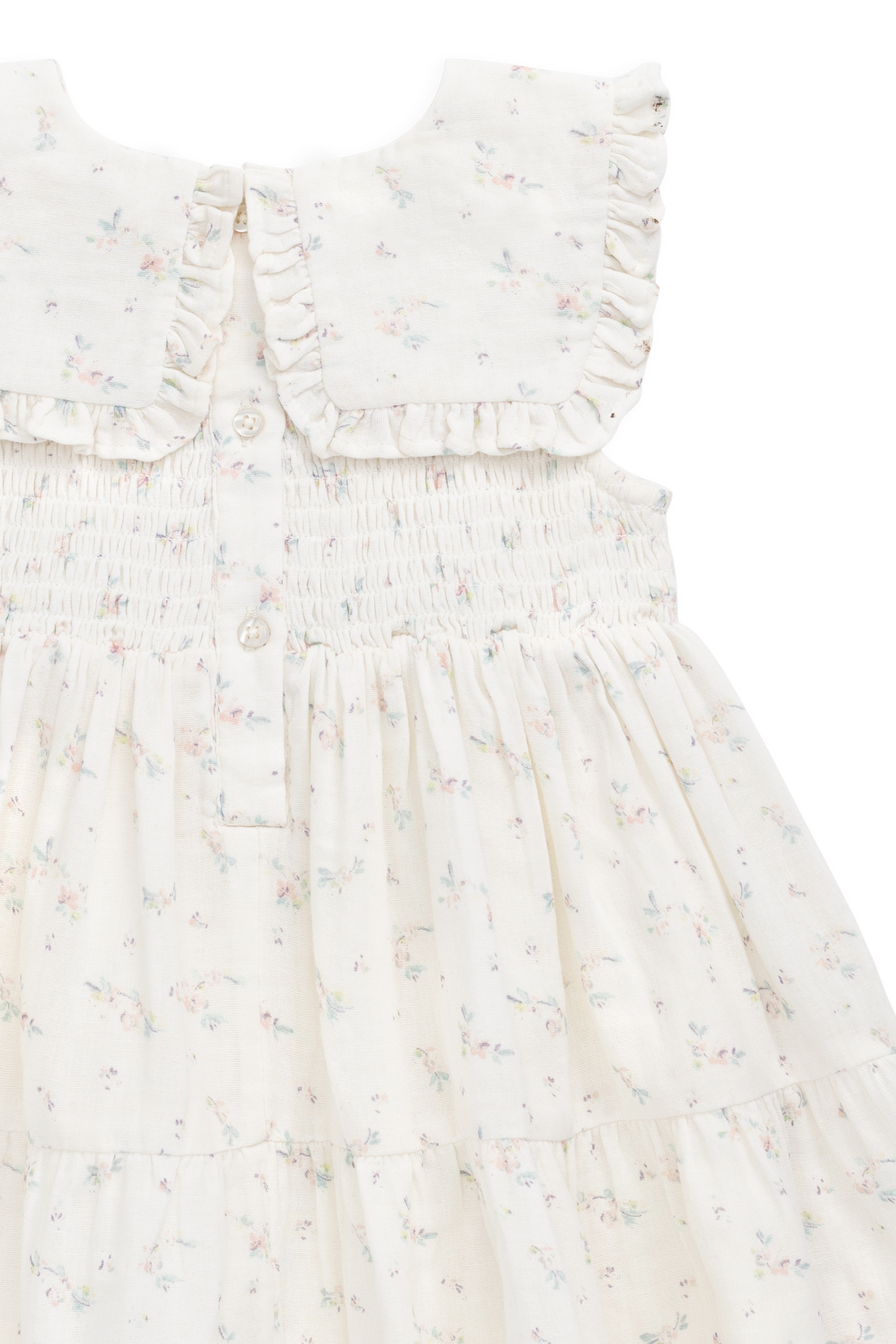 Organic Cotton Muslin Christabel Dress - Solange Snow Childrens Dress from Jamie Kay Australia