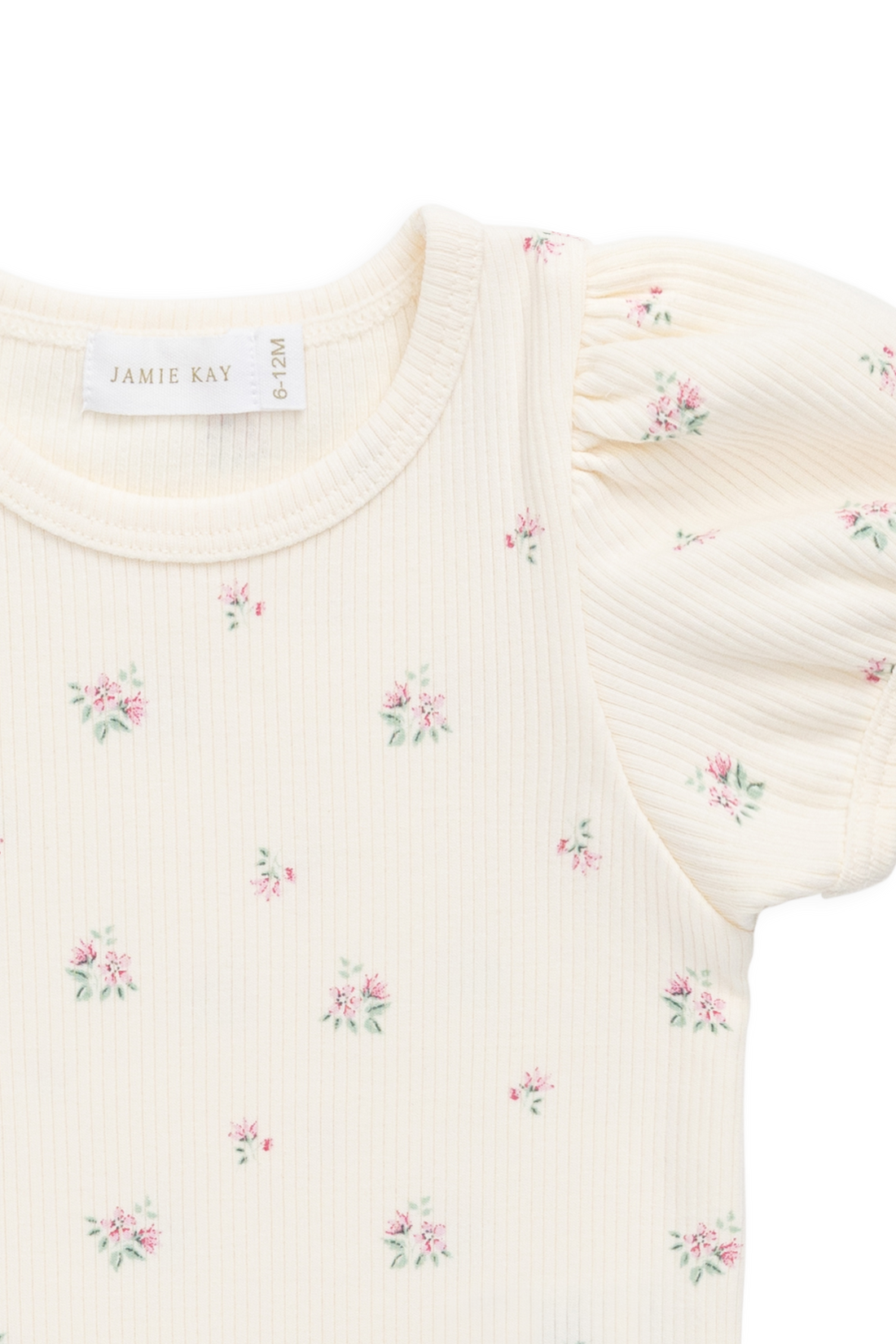 Organic Cotton Rib Astra Top - Emma Whisper Childrens Top from Jamie Kay Australia
