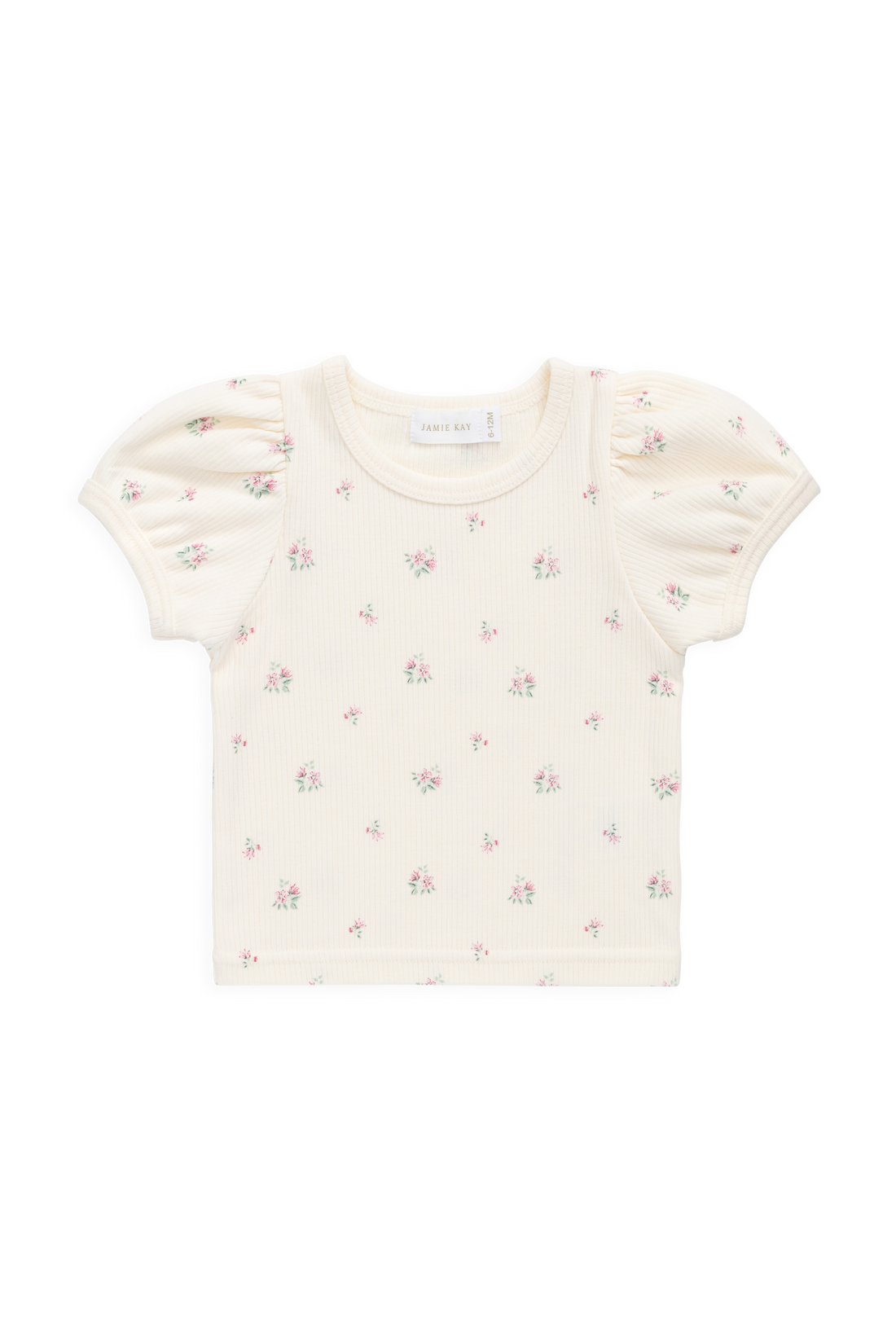 Organic Cotton Rib Astra Top - Emma Whisper Childrens Top from Jamie Kay Australia