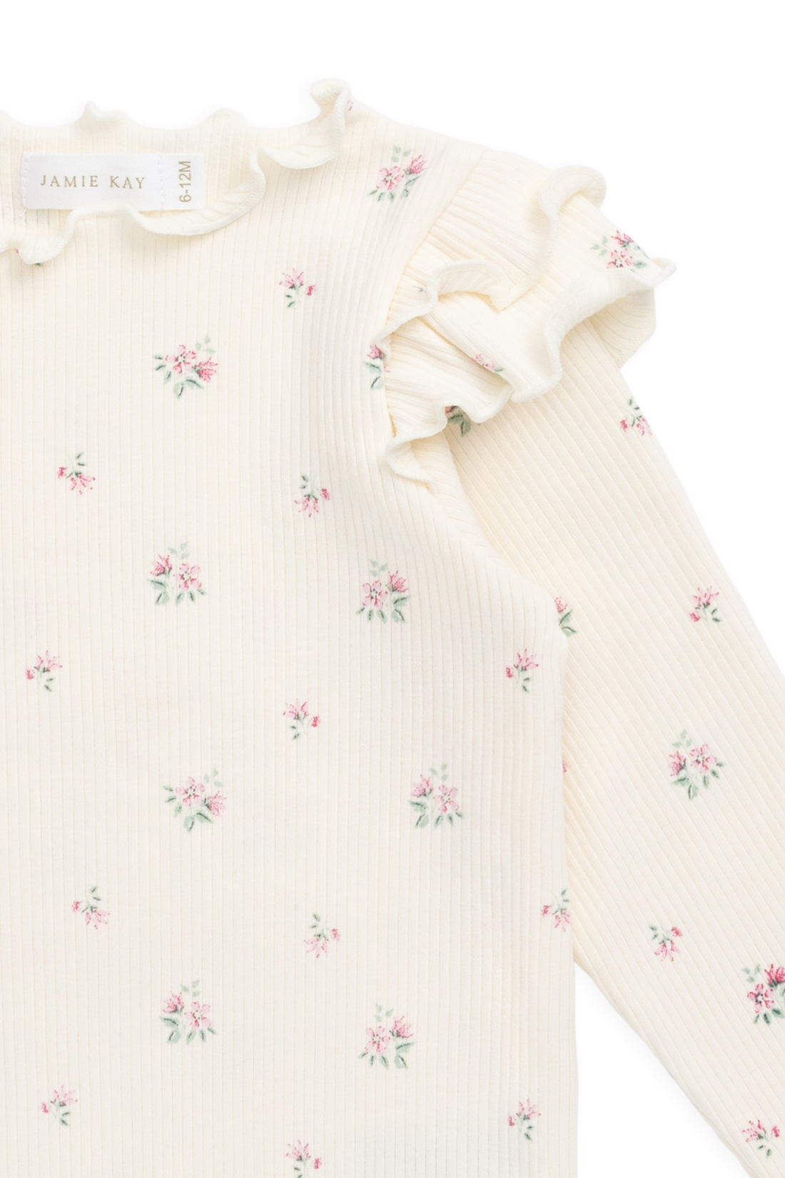 Organic Cotton Rib Winslet Top - Emma Whisper Childrens Top from Jamie Kay Australia