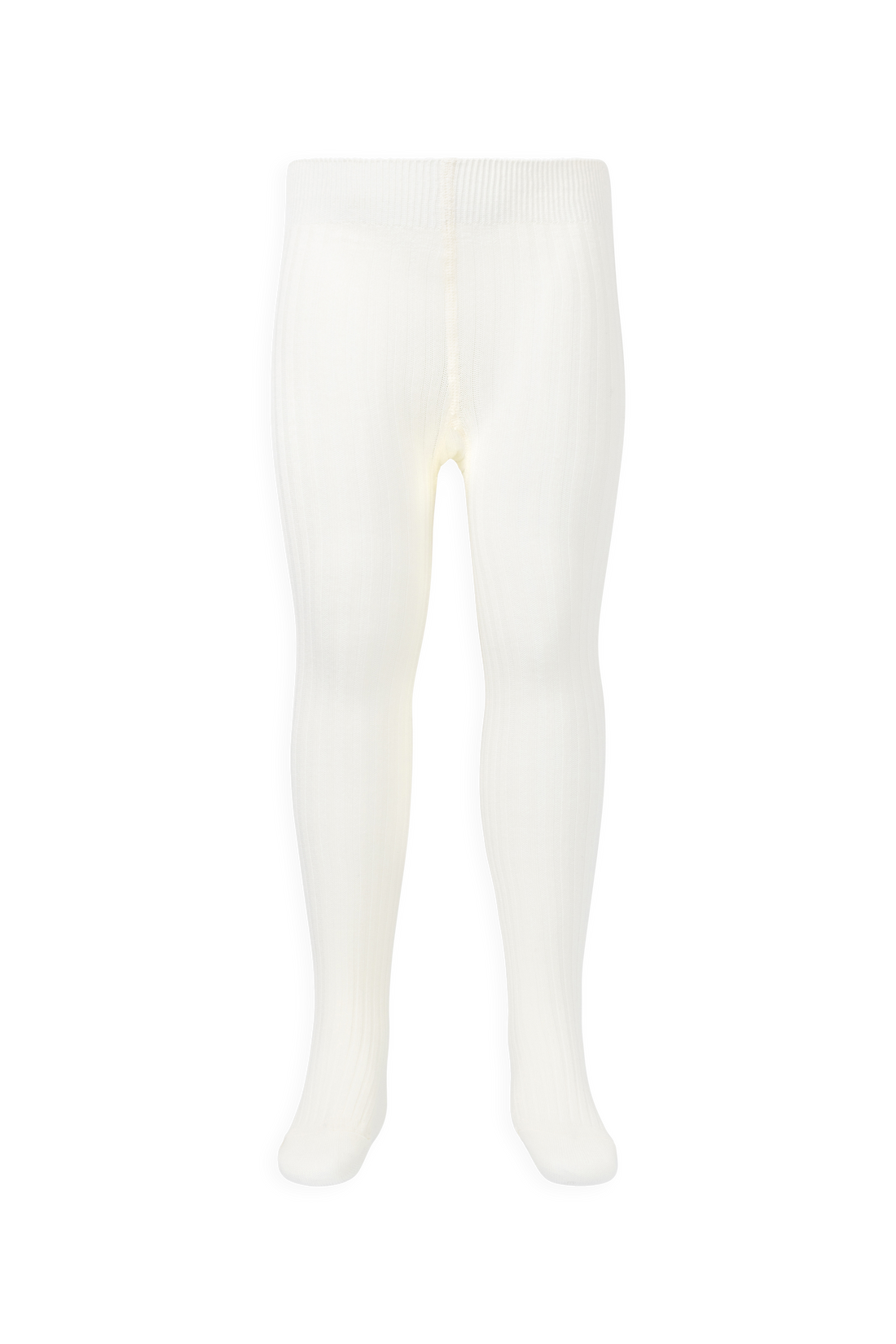 Ribbed Tight - Egret Childrens Tights from Jamie Kay Australia