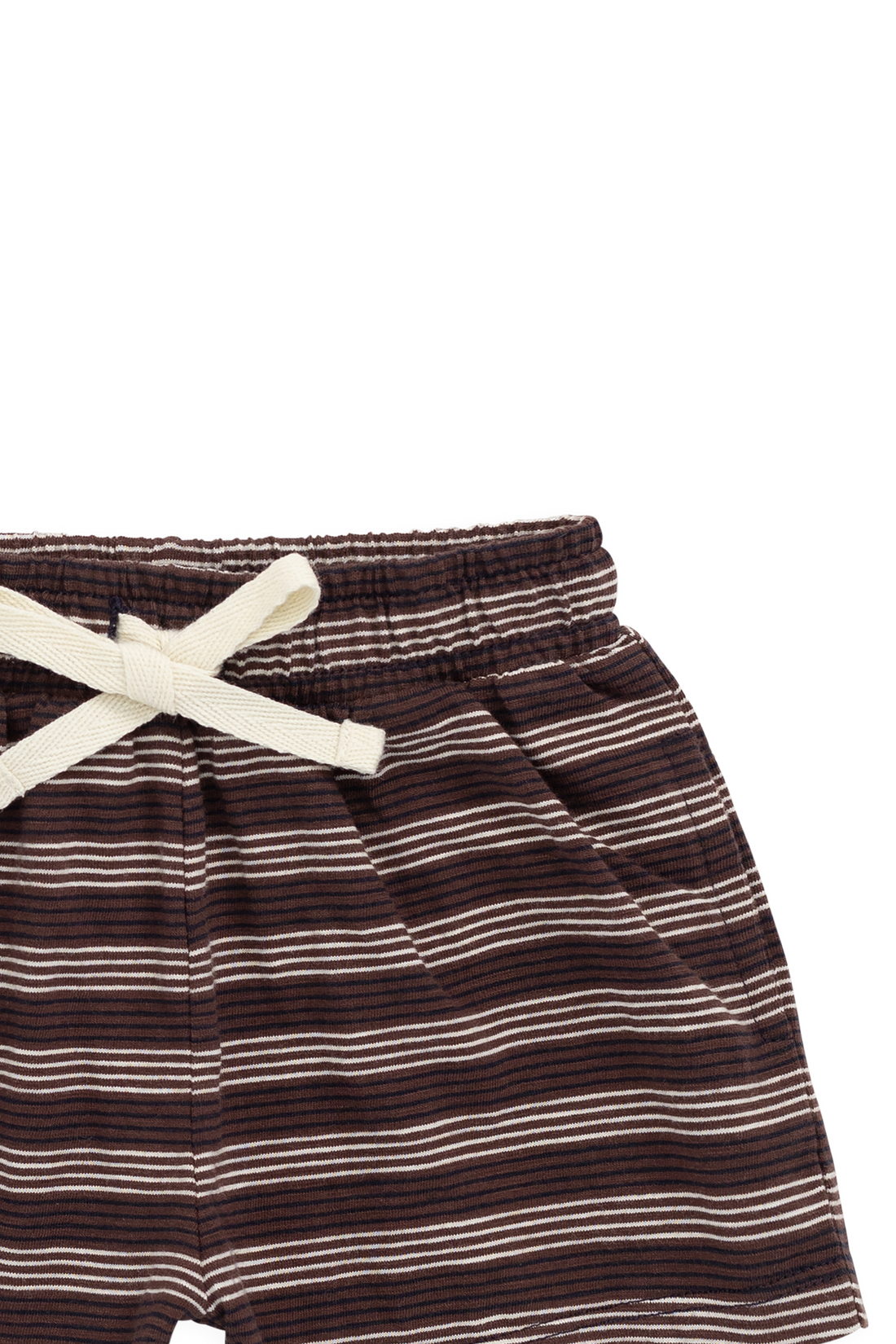Slub Cotton Iver Short - Regal Stripe Childrens Shorts from Jamie Kay Australia