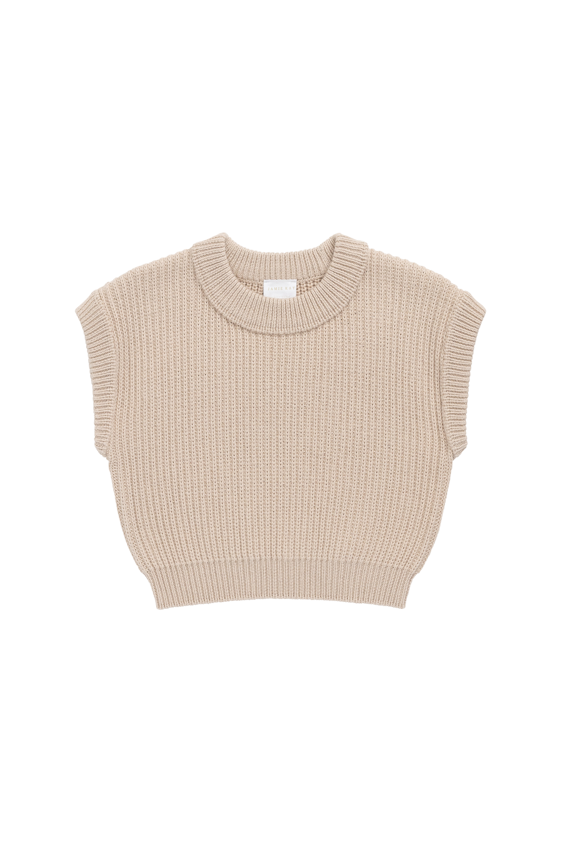 Virgil Knit Vest - Sand Childrens Vest from Jamie Kay Australia