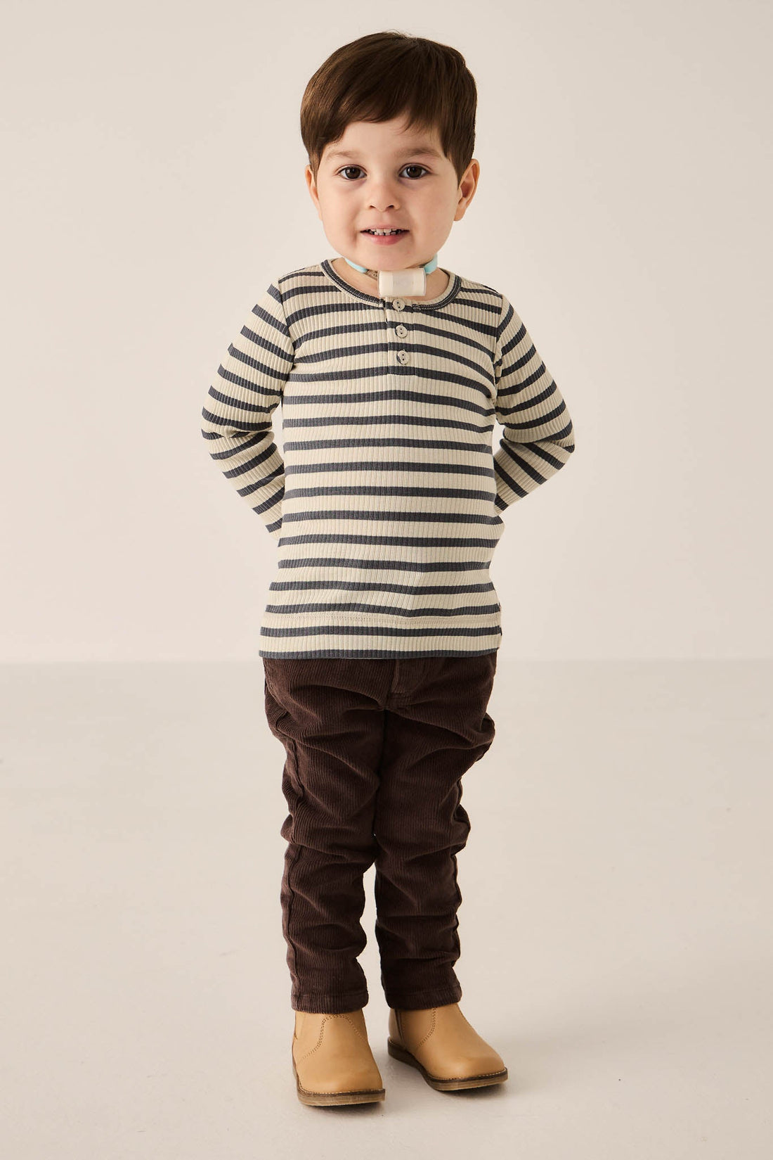 Austin Woven Pant - Bear Childrens Pant from Jamie Kay Australia